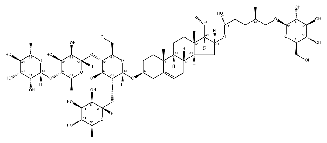 SaponinTh 化学構造式