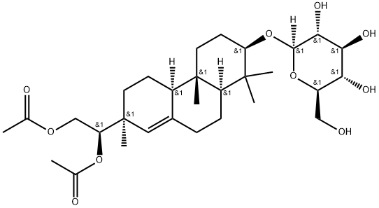 15,16-DI-O-ACETYLDARUTOSIDE 结构式