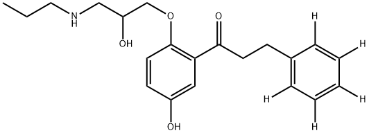 5-Hydroxypropafenone Structure