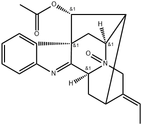 维诺任碱 N4-氧化物 结构式