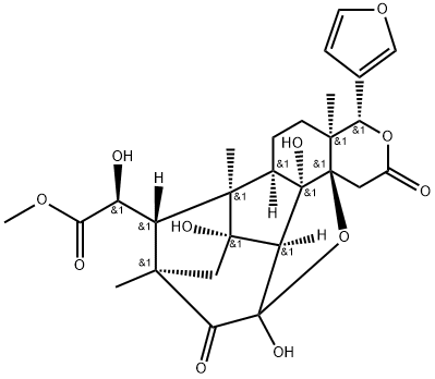 1-O-DEACETYL-2ALPHA-HYDROXYKHAYANOLIDE E, 1189801-51-1, 结构式
