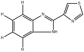 噻苯达唑-D4溶液, 100PPM, 1190007-20-5, 结构式