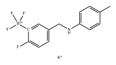 Potassium 3-((4-methylphenylamino)methyl)phenyltrifluoroborate Structure