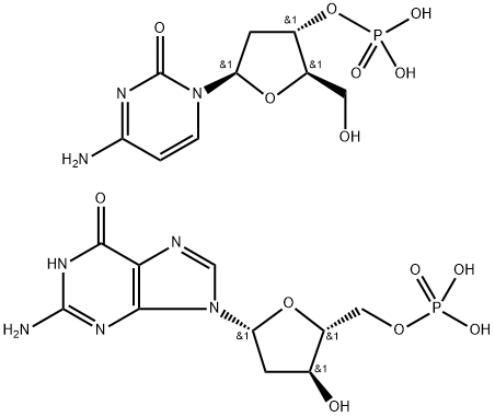 聚脱氧鸟苷酸-聚脱氧胞苷酸 钠盐 结构式