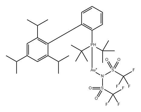 tBuXphos AuNTf2,1190991-33-3,结构式