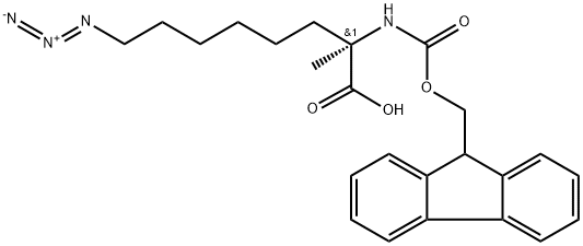 (S)-N-FMoc-2-(6'-azido)alanine Struktur
