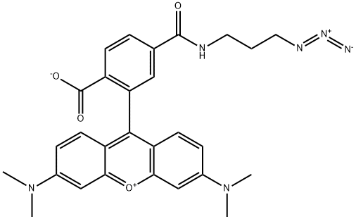 TAMRA AZIDE, 6-ISOMER,1192590-89-8,结构式