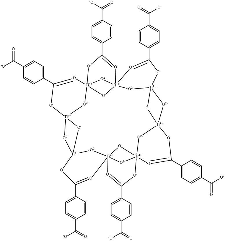 MIL-125(Ti)金属有机框架, 1193372-03-0, 结构式