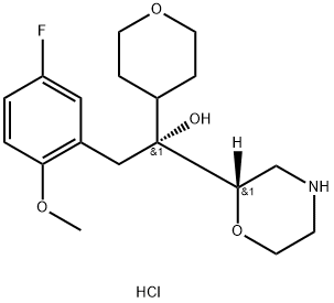 エディボキセチン塩酸塩 化学構造式