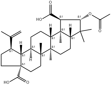Ceathic acid acetate 化学構造式