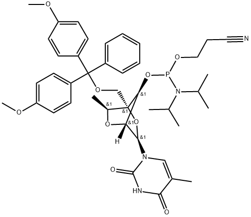 S-CET-T PHOSPHORAMIDITE 结构式