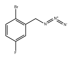 Benzene, 2-(azidomethyl)-1-bromo-4-fluoro- Structure