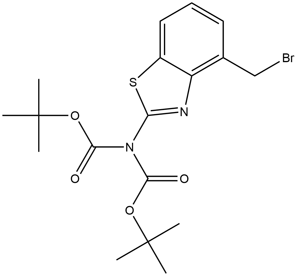 1198777-97-7 Imidodicarbonic acid, 2-[4-(bromomethyl)-2-benzothiazolyl]-, 1,3-bis(1,1-dimethylethyl) ester