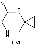 (S) -5-甲基-4,7-二氮杂螺[2.5]辛烷二盐酸盐 结构式