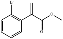 Benzeneacetic acid, 2-bromo-α-methylene-, methyl ester Struktur