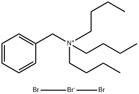 Triethy benzyl ammonium tribromide 化学構造式