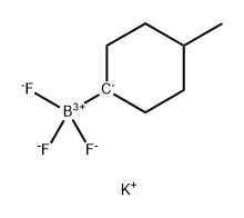 potassium trifluoro(4-methylcyclohexyl)boranuide Structure