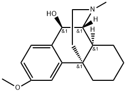 3-methoxy-17-methyl-morphinan-10beta-ol Structure