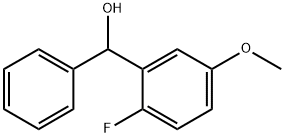 (2-fluoro-5-methoxyphenyl)(phenyl)methanol Struktur