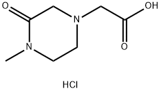 2-(4-甲基-3-氧代哌嗪-1-基)乙酸盐酸盐,1205125-34-3,结构式