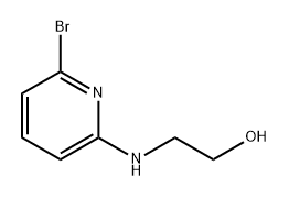 2-[(6-溴-2-吡啶基)氨基]-乙醇 结构式