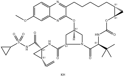MK 5172 钾盐, 1206524-86-8, 结构式