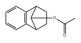 Acetic acid (9-anti)-1,2,3,4-tetrahydro-1β,4β-methanonaphthalen-9-yl ester Struktur