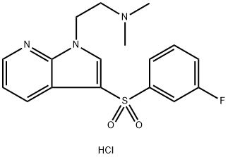 WAY208466二塩酸塩 化学構造式