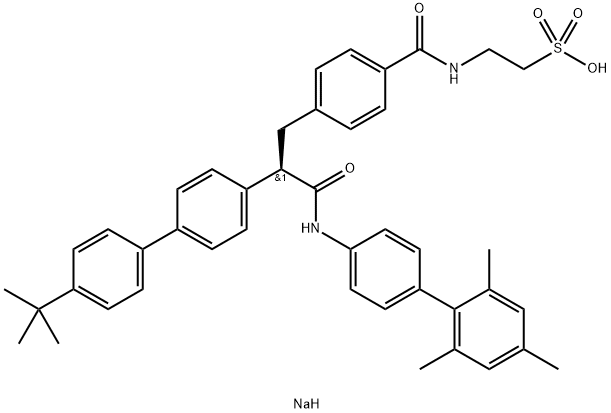 LGD-6972 sodium Struktur