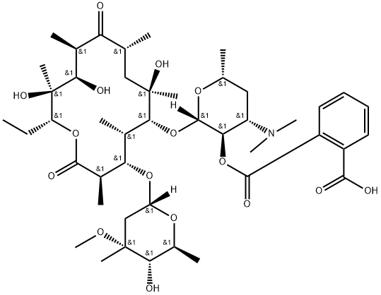 Erythromycin, 2'-phthalate (6CI) Struktur