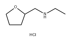 ethyl(oxolan-2-ylmethyl)amine hydrochloride Structure