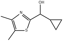 2-Thiazolemethanol, α-cyclopropyl-4,5-dimethyl-,1211504-42-5,结构式
