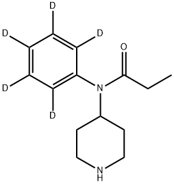 ノルフェンタニル‐D5 (フェニル‐D5) 化学構造式
