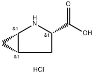 (1r,3r,5r)-rel-2-azabicyclo[3.1.0]hexane-3-carboxylic acid hydrochloride 结构式