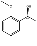 Benzenemethanol, 2-methoxy-α,5-dimethyl-, (αR)- Structure