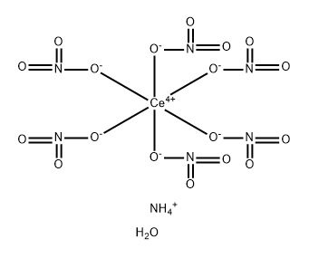 硝酸铈铵二水合物, 12125-48-3, 结构式