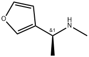 (S)-1-(furan-3-yl)-N-methylethan-1-amine Structure