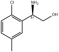 (2R)-2-amino-2-(2-chloro-5-methylphenyl)ethanol Structure