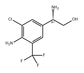 (S)-2-氨基-2-(4-氨基-3-氯-5-(三氟甲基)苯基)乙醇,1213165-93-5,结构式