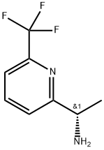 (S)-1-(6-(三氟甲基)吡啶-2-基)乙胺 结构式
