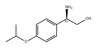 (R)-2-氨基-2-(4-异丙氧基苯基)乙醇 结构式