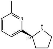 (S)-2-methyl-6-(pyrrolidin-2-yl)pyridine Struktur