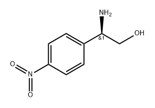 Benzeneethanol, β-amino-4-nitro-, (βR)- Structure