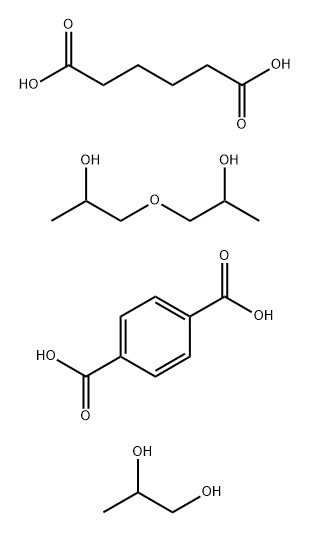 1,4-Benzenedicarboxylic acid, polymer with hexanedioic acid, 1,1'-oxybis[2-propanol] and 1,2-propanediol 结构式