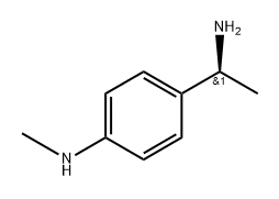4-[(1S)-1-aminoethyl]-N-methylaniline 结构式