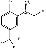 (R)-2-氨基-2-(2-溴-5-(三氟甲基)苯基)乙醇, 1213874-50-0, 结构式