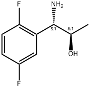 (1S,2R)-1-AMINO-1-(2,5-DIFLUOROPHENYL)PROPAN-2-OL 结构式