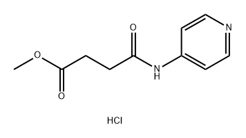 Butanoic acid, 4-oxo-4-(4-pyridinylamino)-, methyl ester, hydrochloride (1:1)