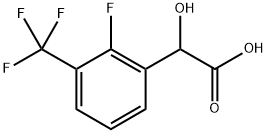 Benzeneacetic acid, 2-fluoro-α-hydroxy-3-(trifluoromethyl)- Structure