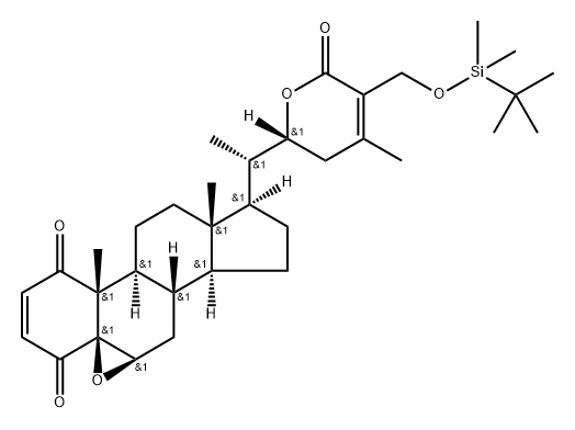 4-oxo-27-TBDMS Withaferin A 化学構造式